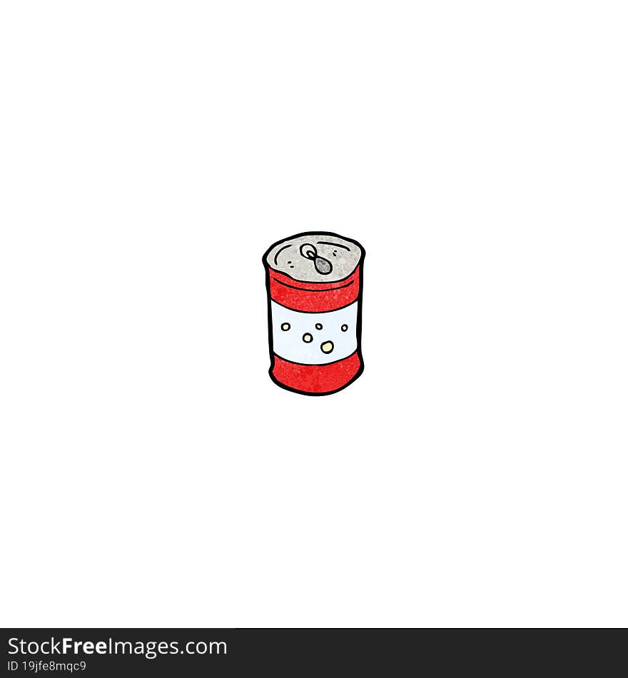 cartoon soda can