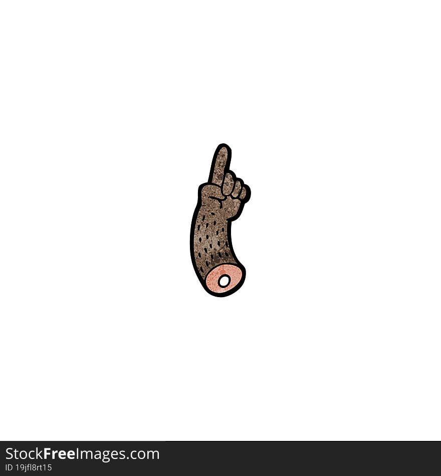 Cartoon Severed Arm