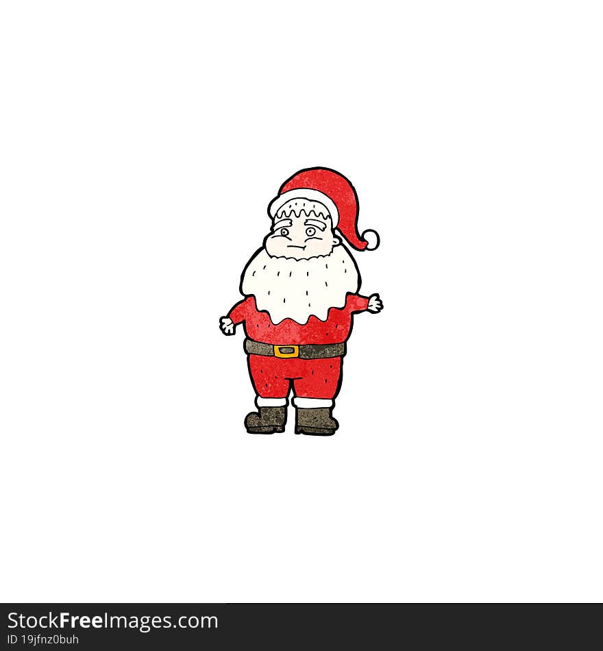 cartoon santa claus