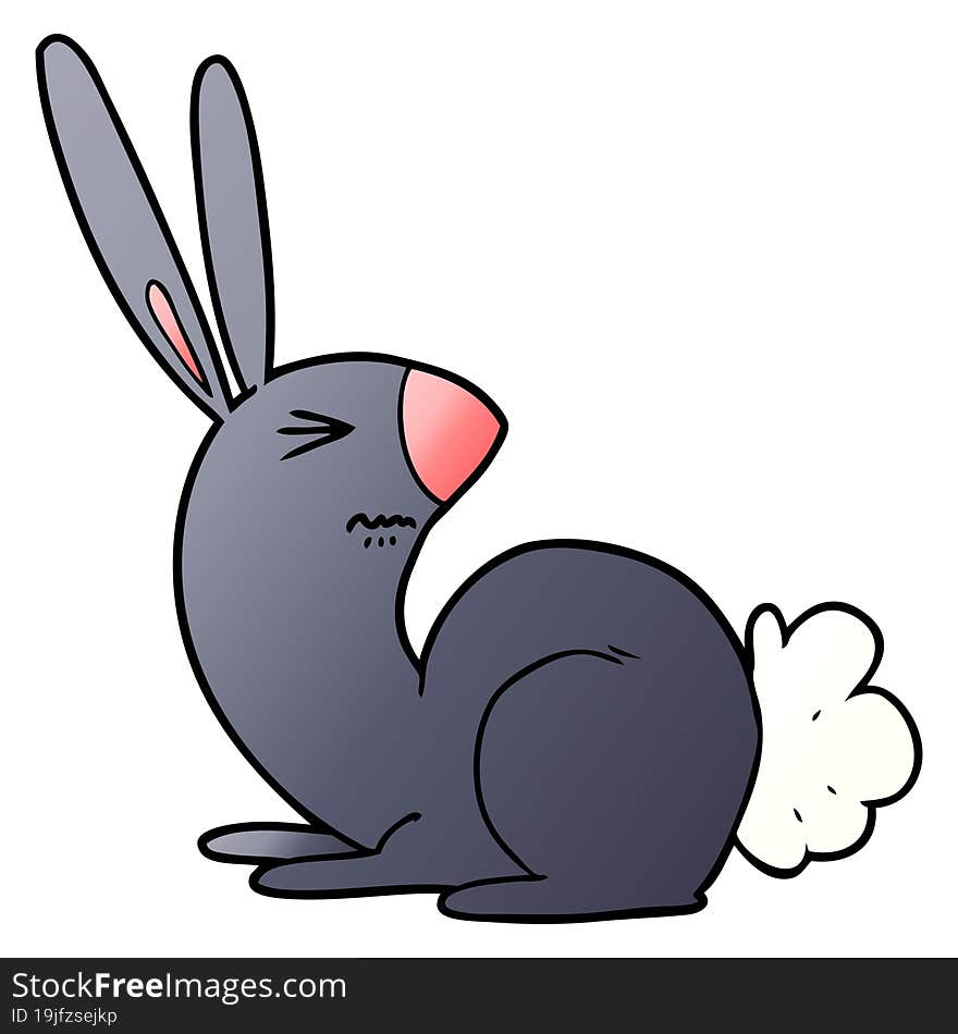 cartoon annoyed rabbit. cartoon annoyed rabbit