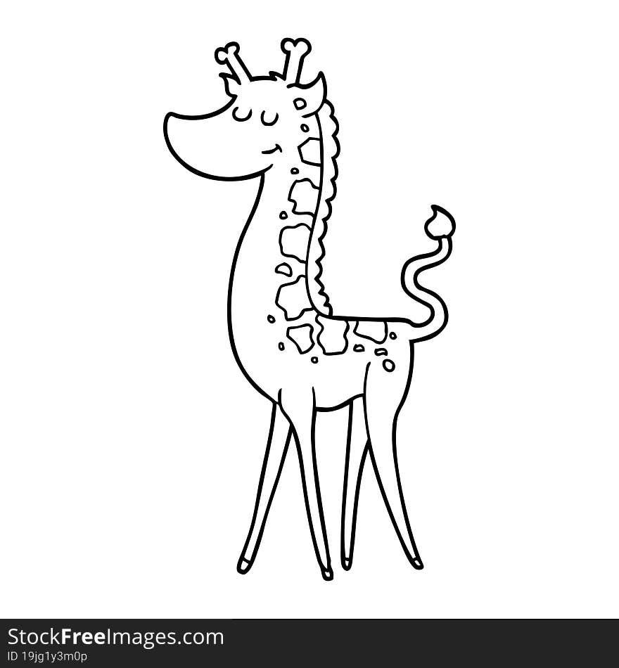 cartoon giraffe