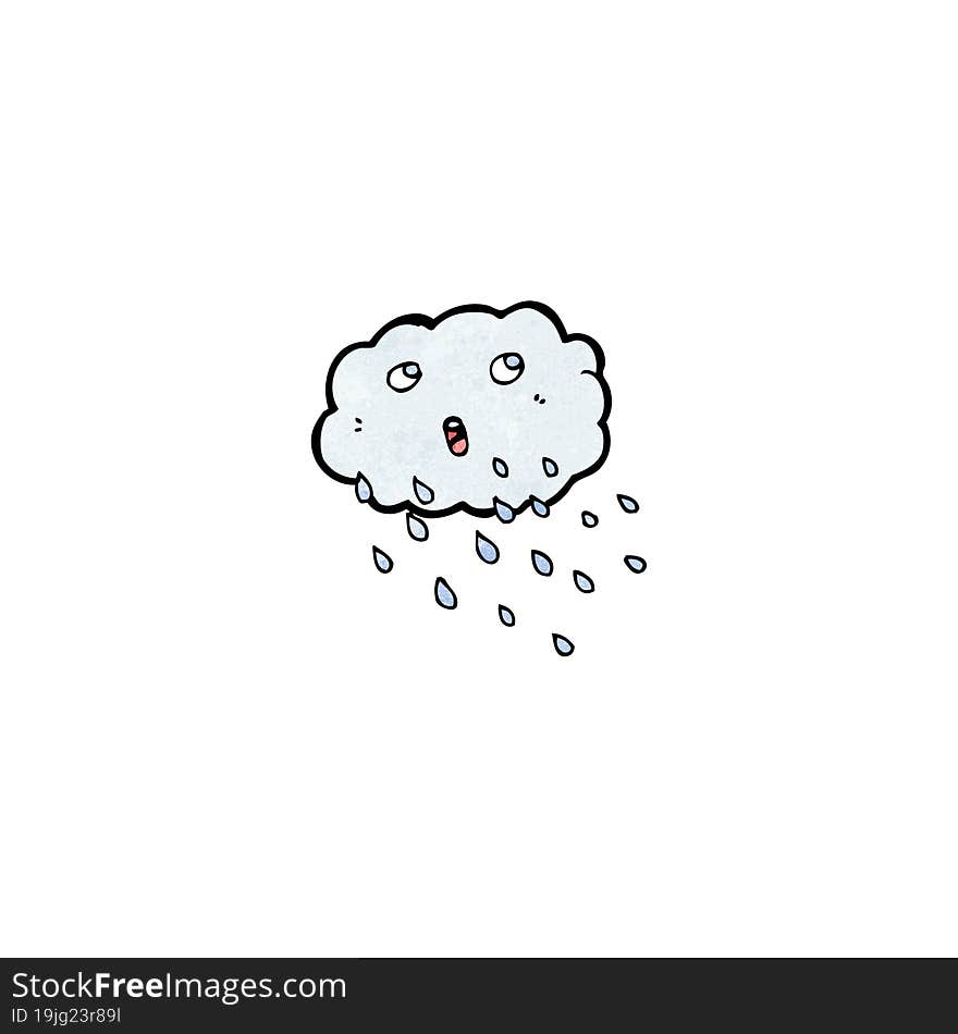 Cartoon Rain Cloud