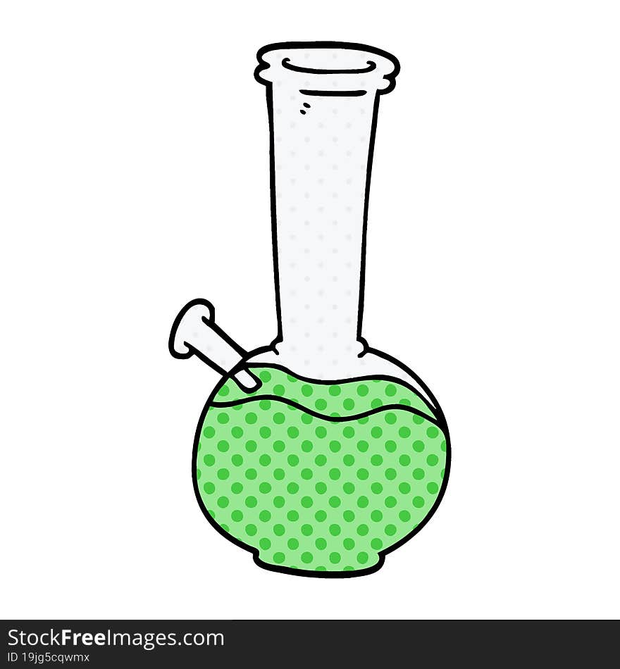 cartoon doodle bong