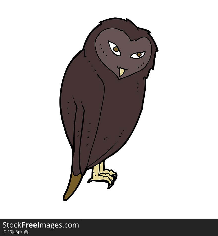 cartoon owl