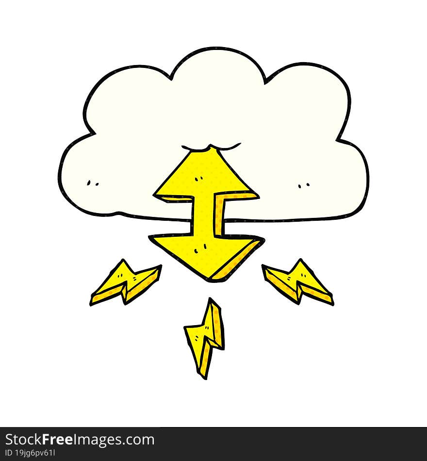 cartoon digital cloud