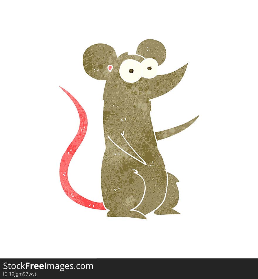 retro cartoon mouse