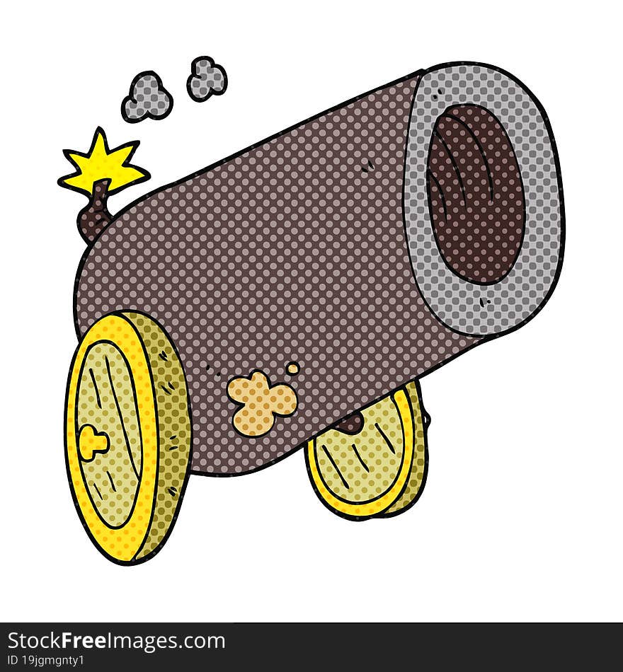 Cartoon Big Cannon