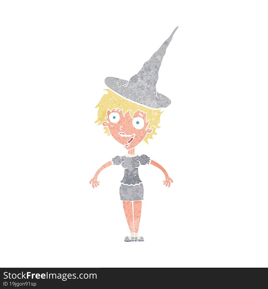 cartoon halloween witch