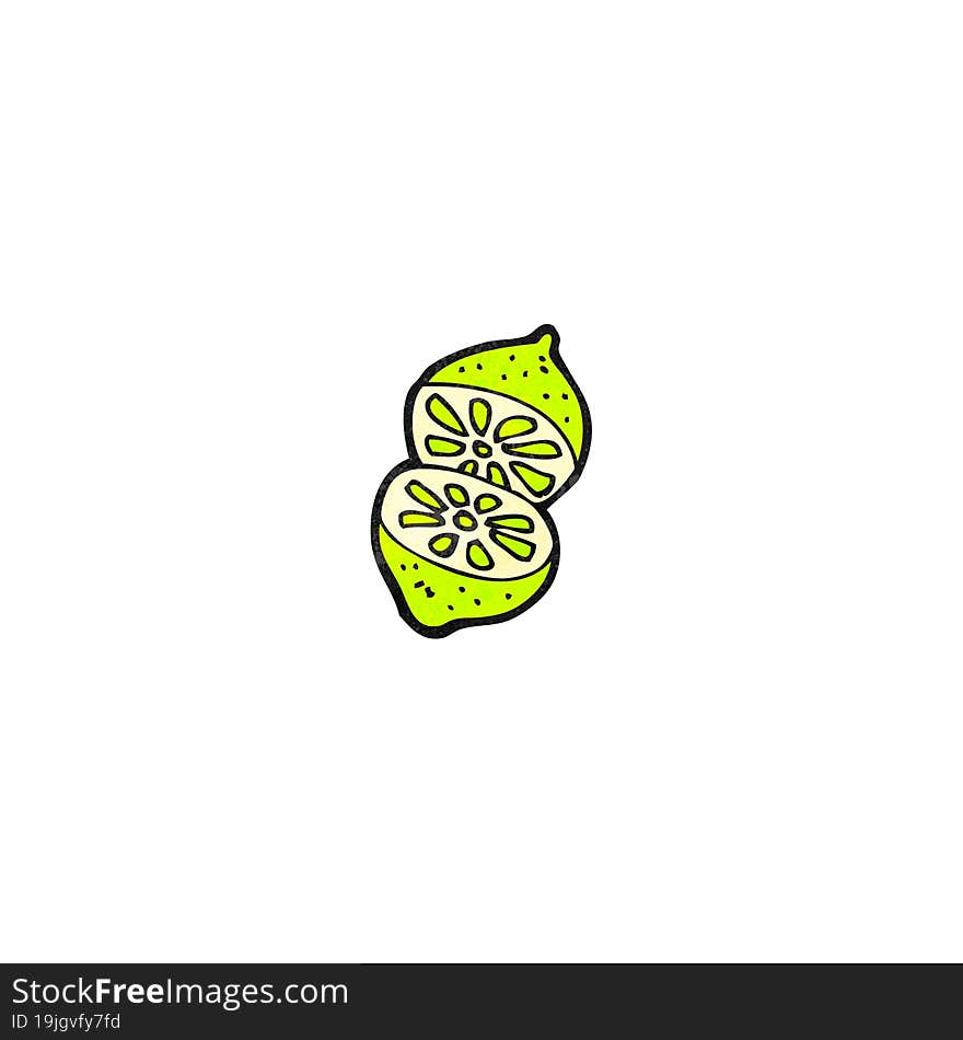 Cartoon Cut Lime