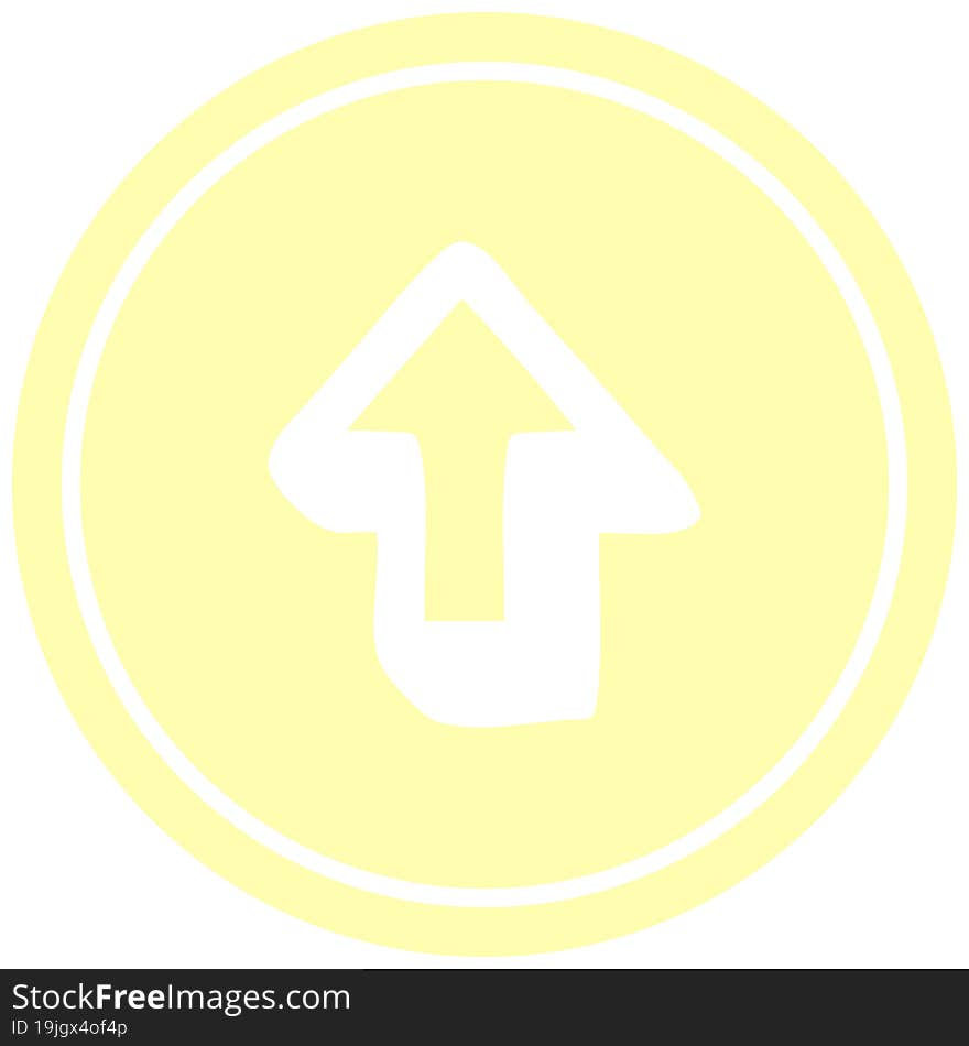 direction arrow circular icon