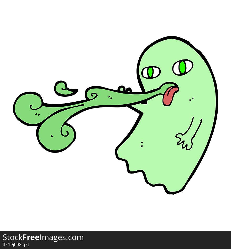 Funny Cartoon Ghost