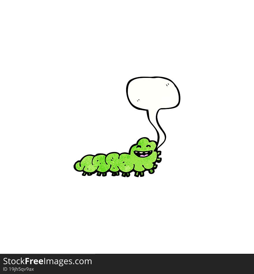 cartoon caterpillar