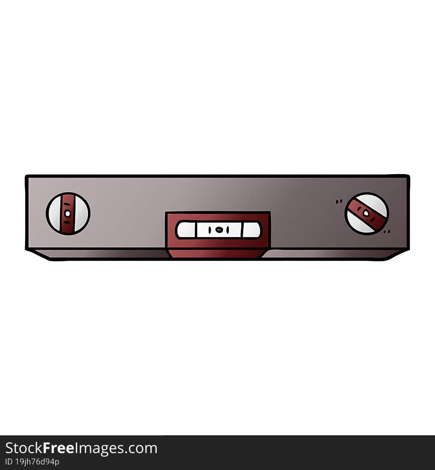 cartoon spirit level. cartoon spirit level