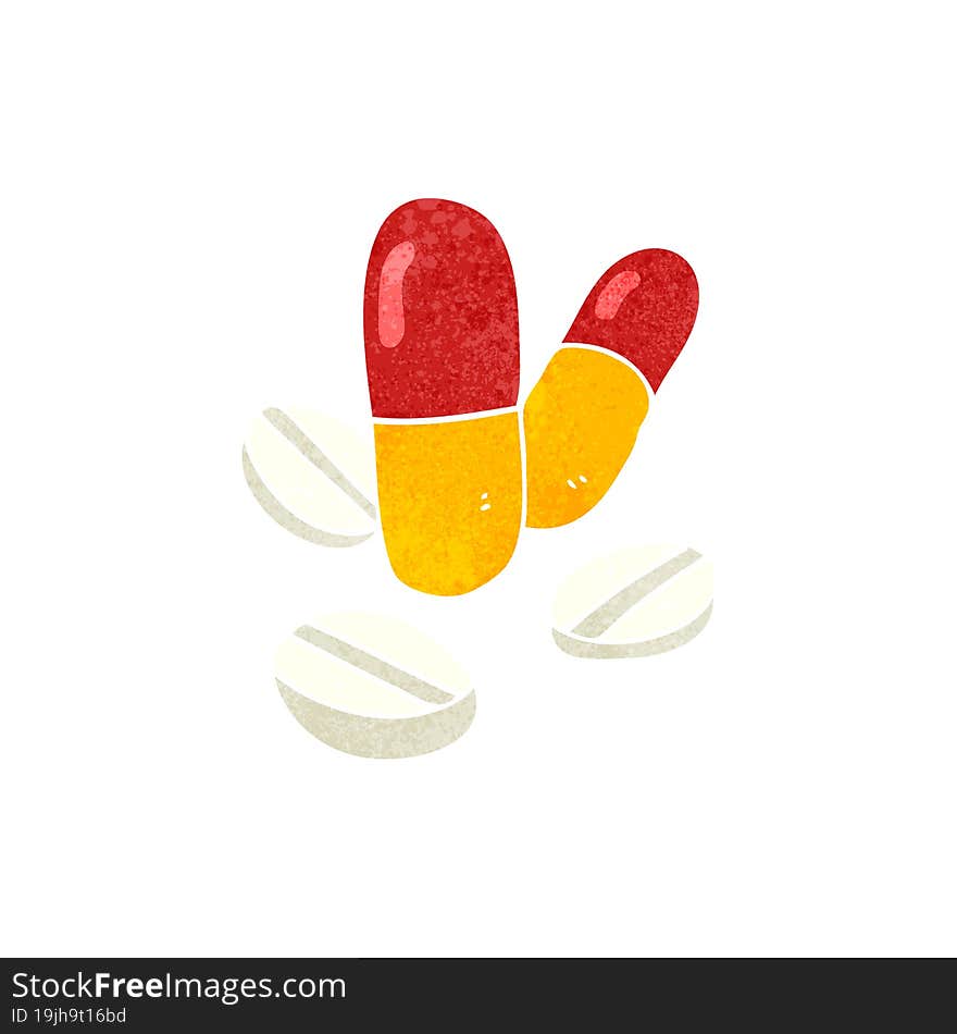 Retro Cartoon Pills