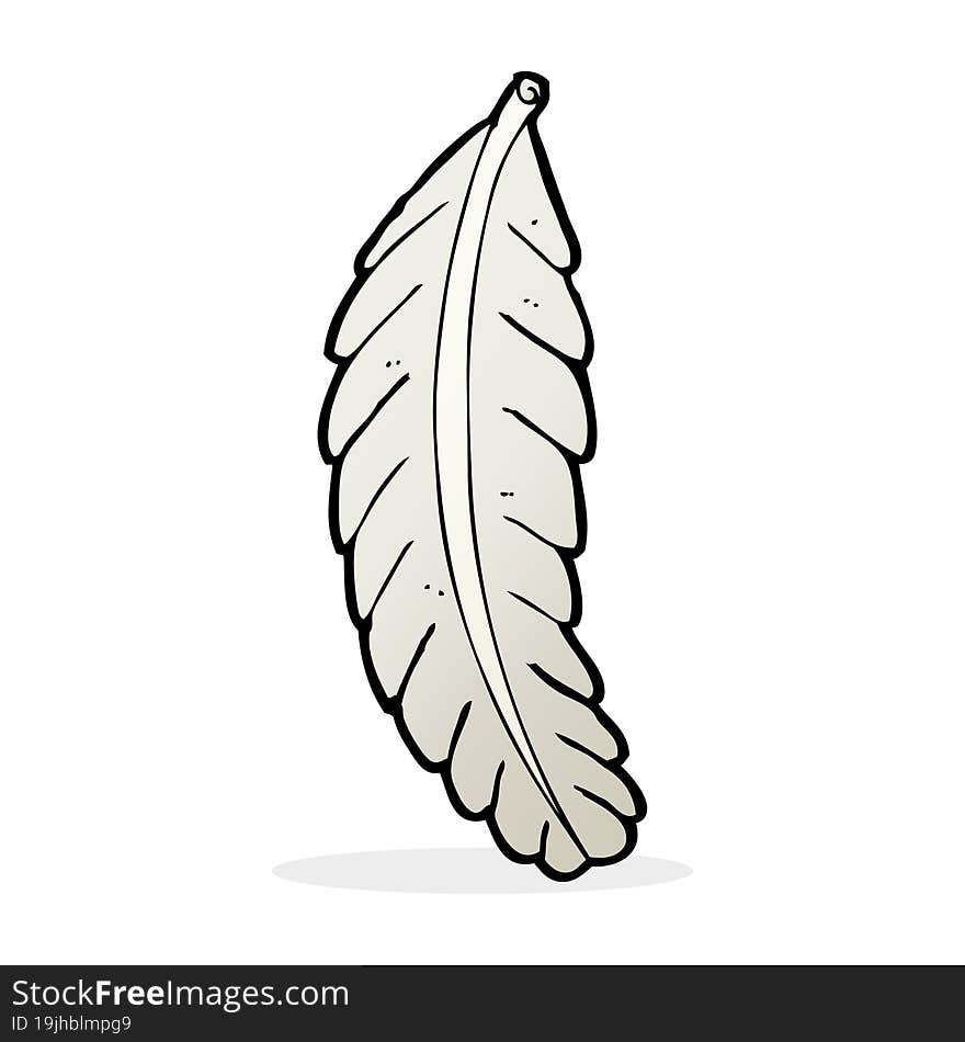 Cartoon Feather