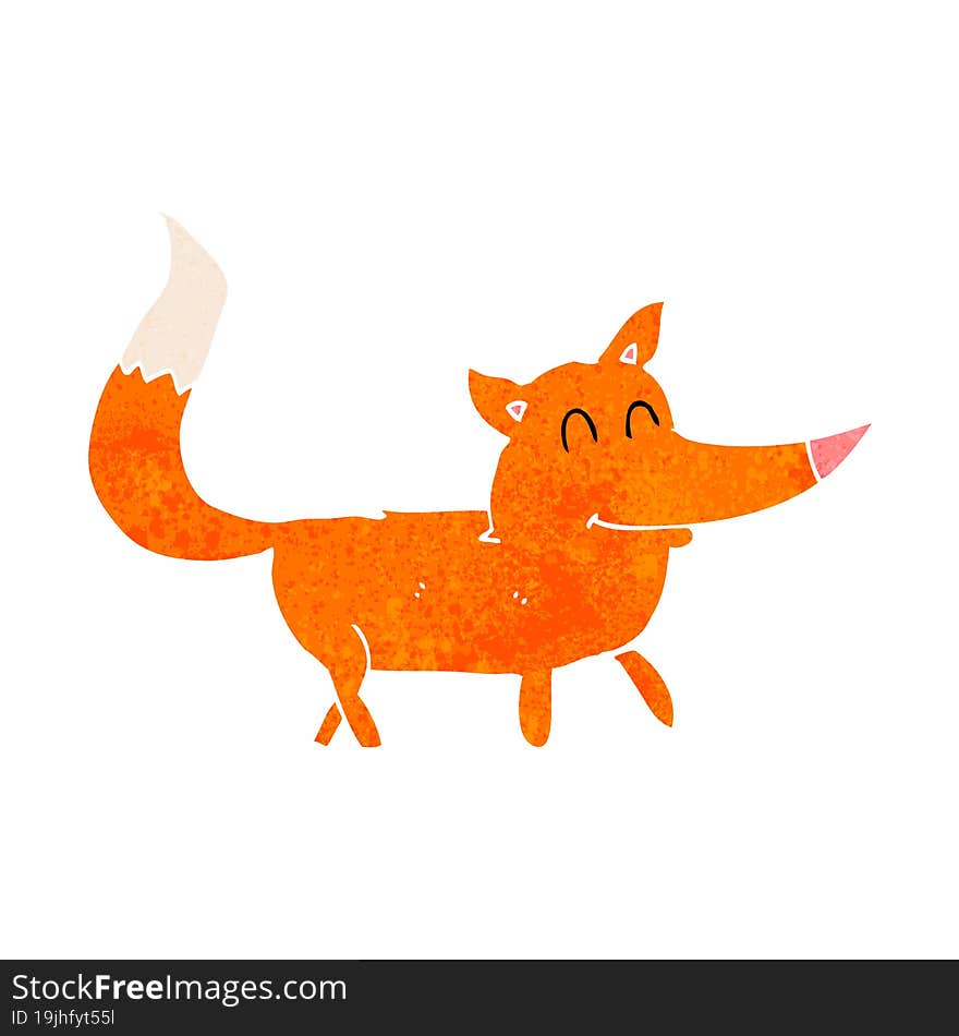 cartoon little fox