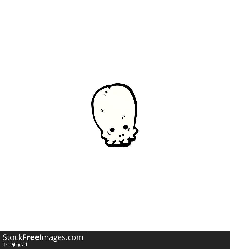 cartoon skull