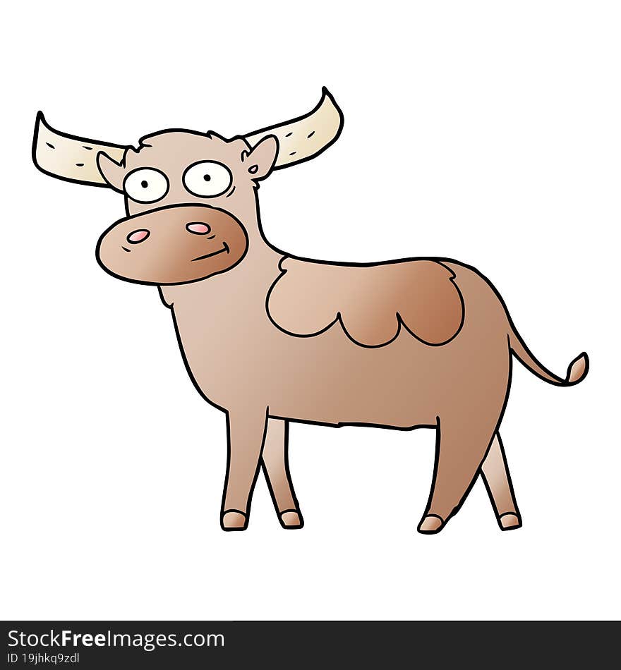 cartoon bull. cartoon bull