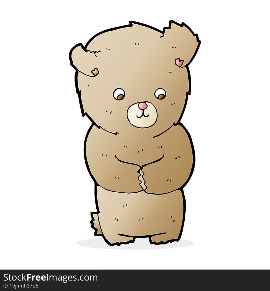 cute cartoon teddy bear