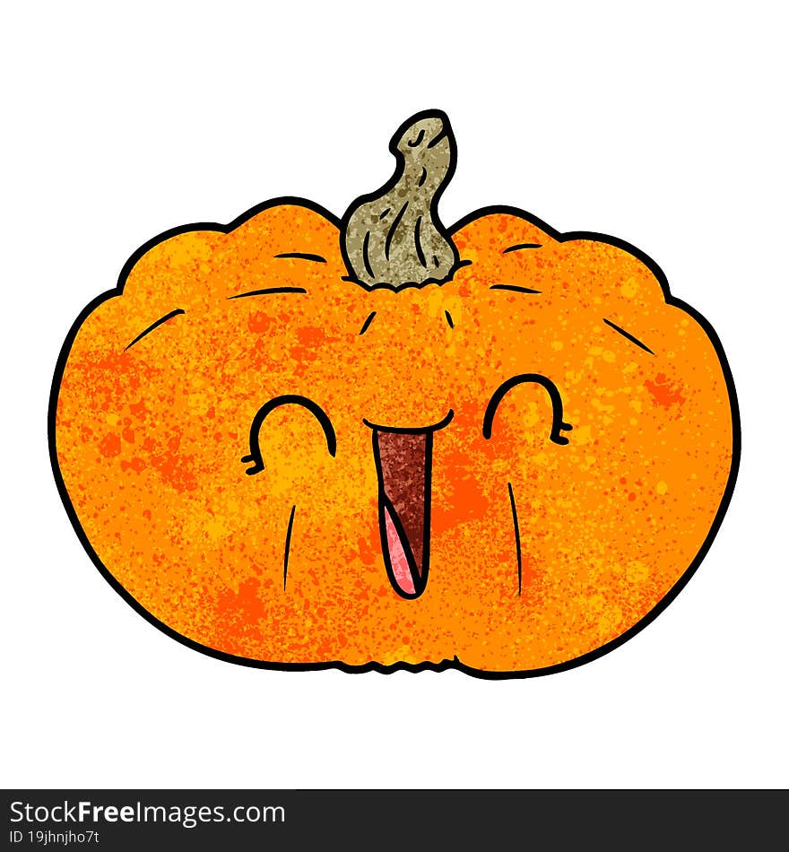 cartoon pumpkin. cartoon pumpkin