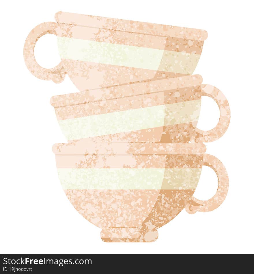 stack of cups graphic icon