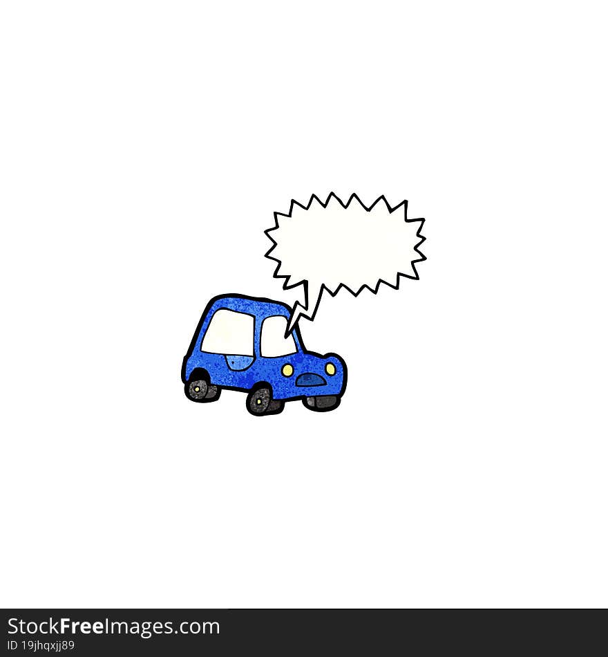 cartoon car