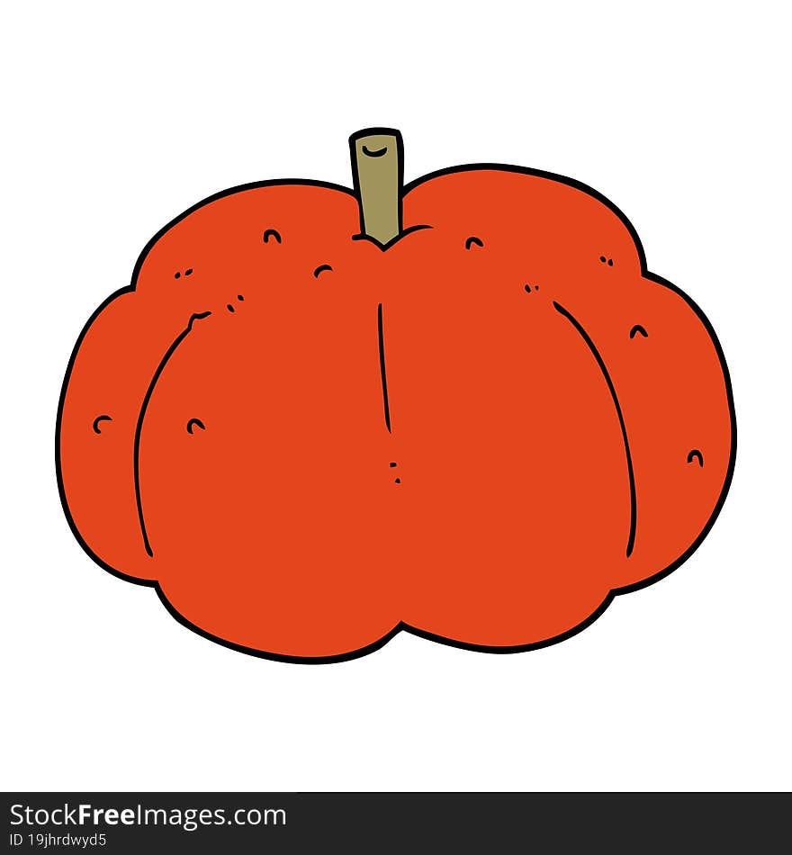 cartoon pumpkin