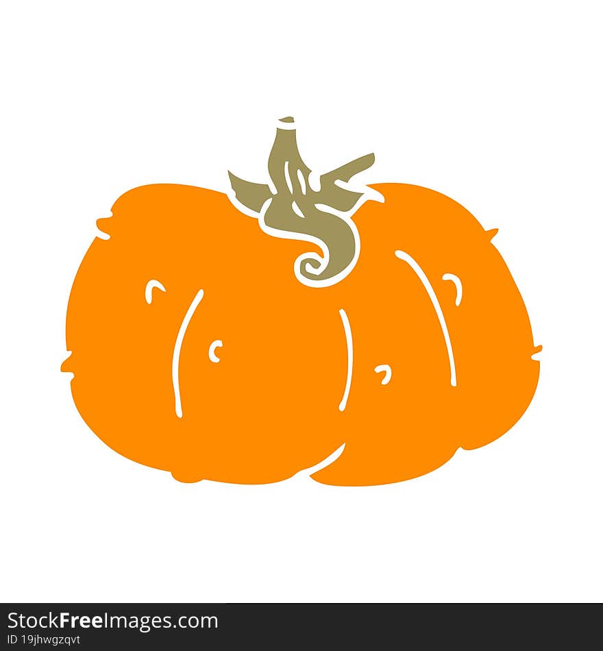 cartoon doodle pumpkin