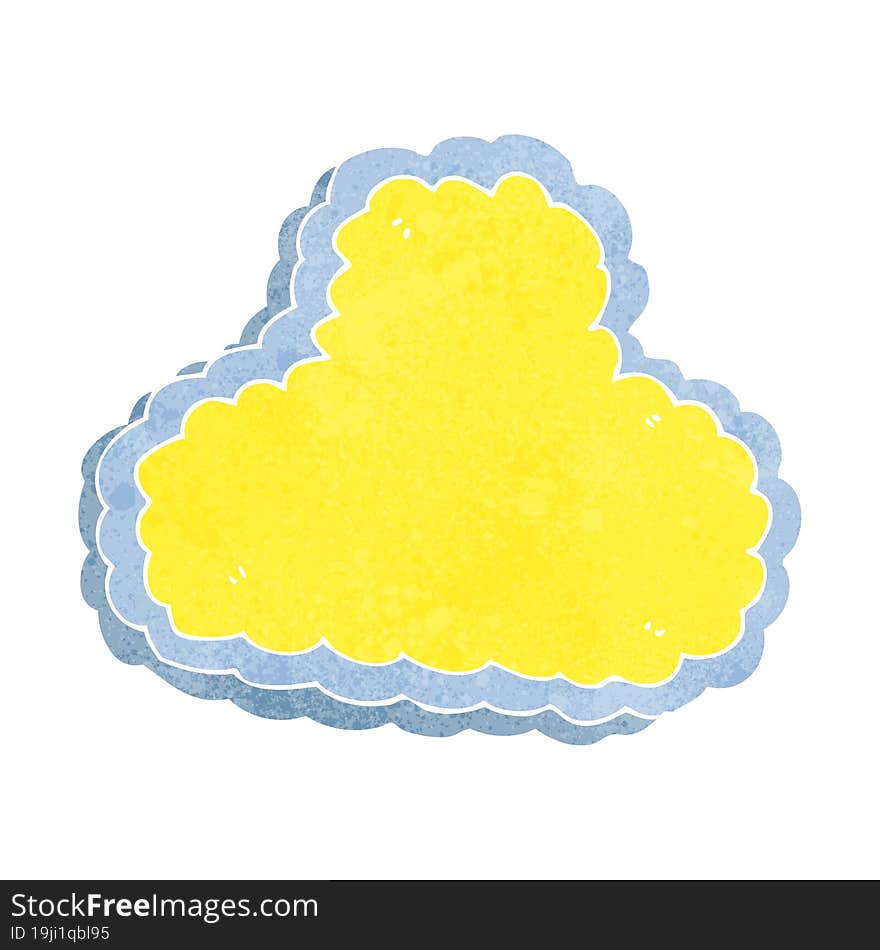 cartoon decorative cloud