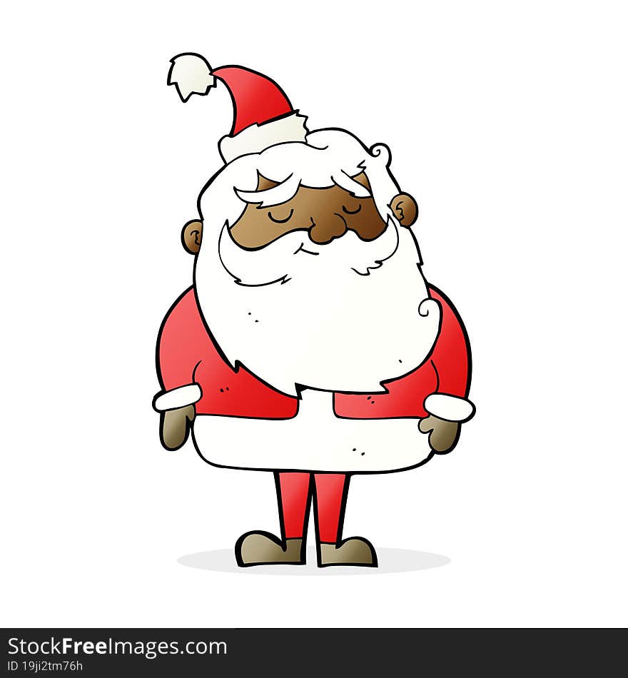 cartoon santa claus