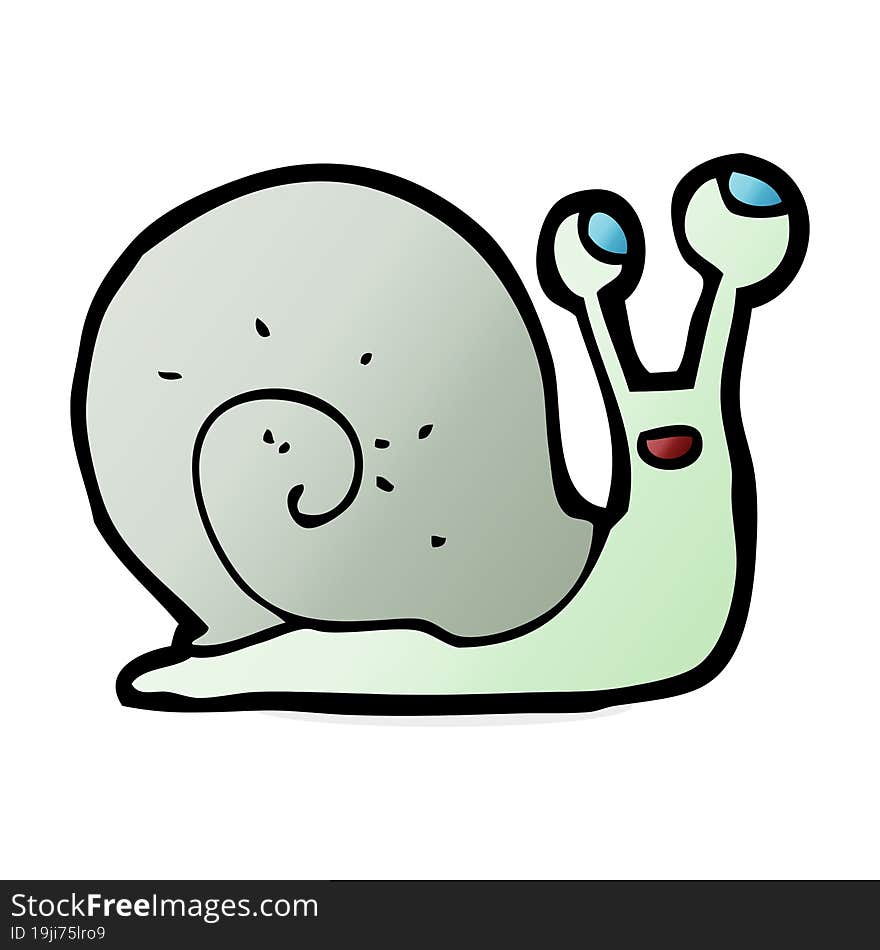 cartoon snail