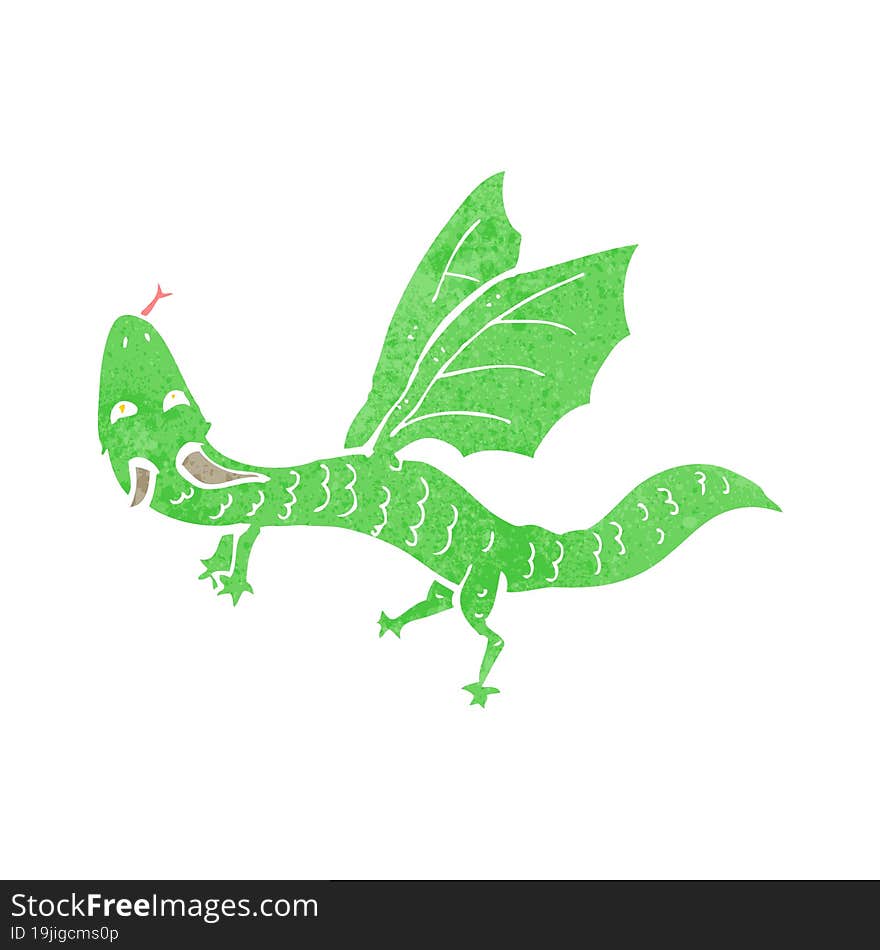 cartoon little dragon