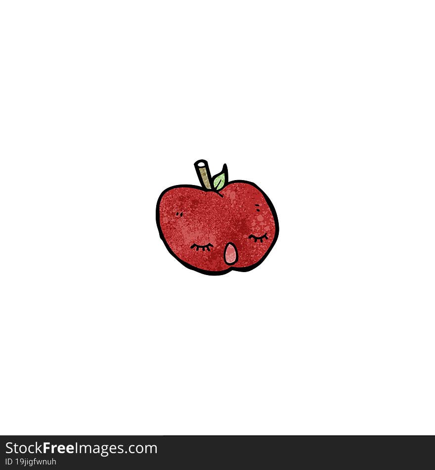 cute cartoon apple