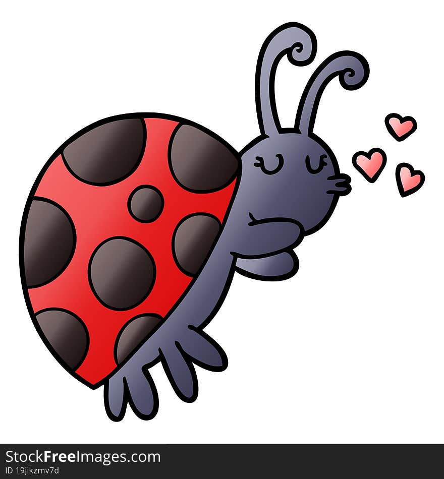 cartoon ladybug. cartoon ladybug