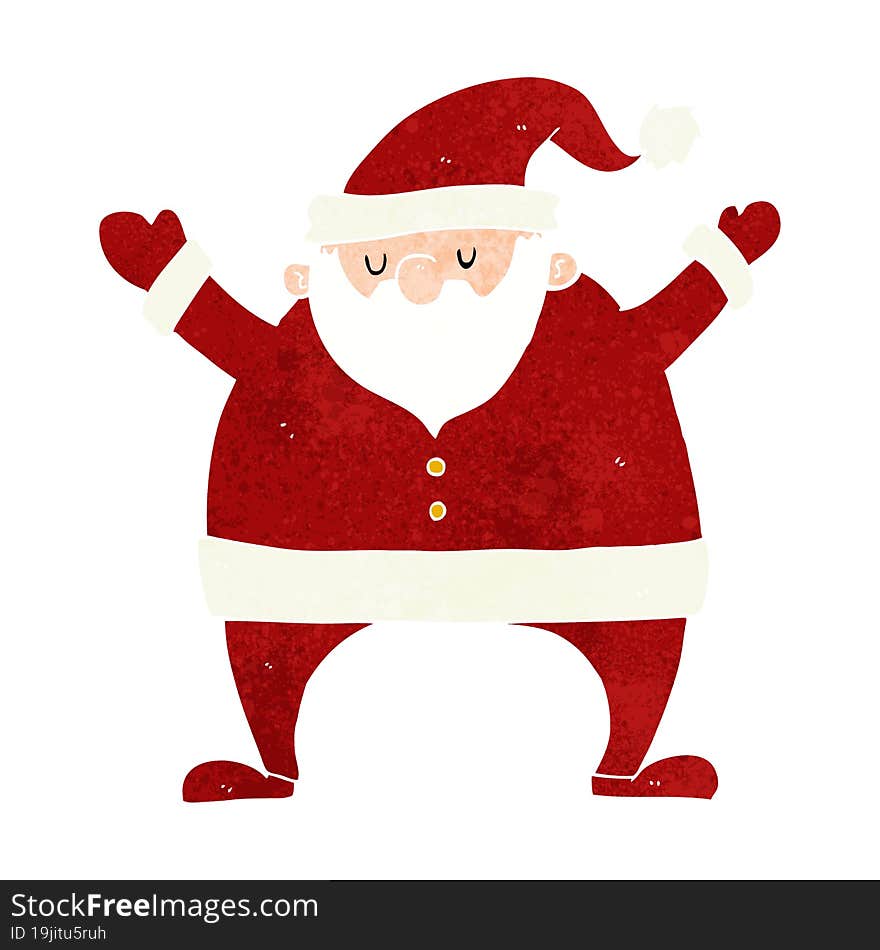 cartoon santa claus