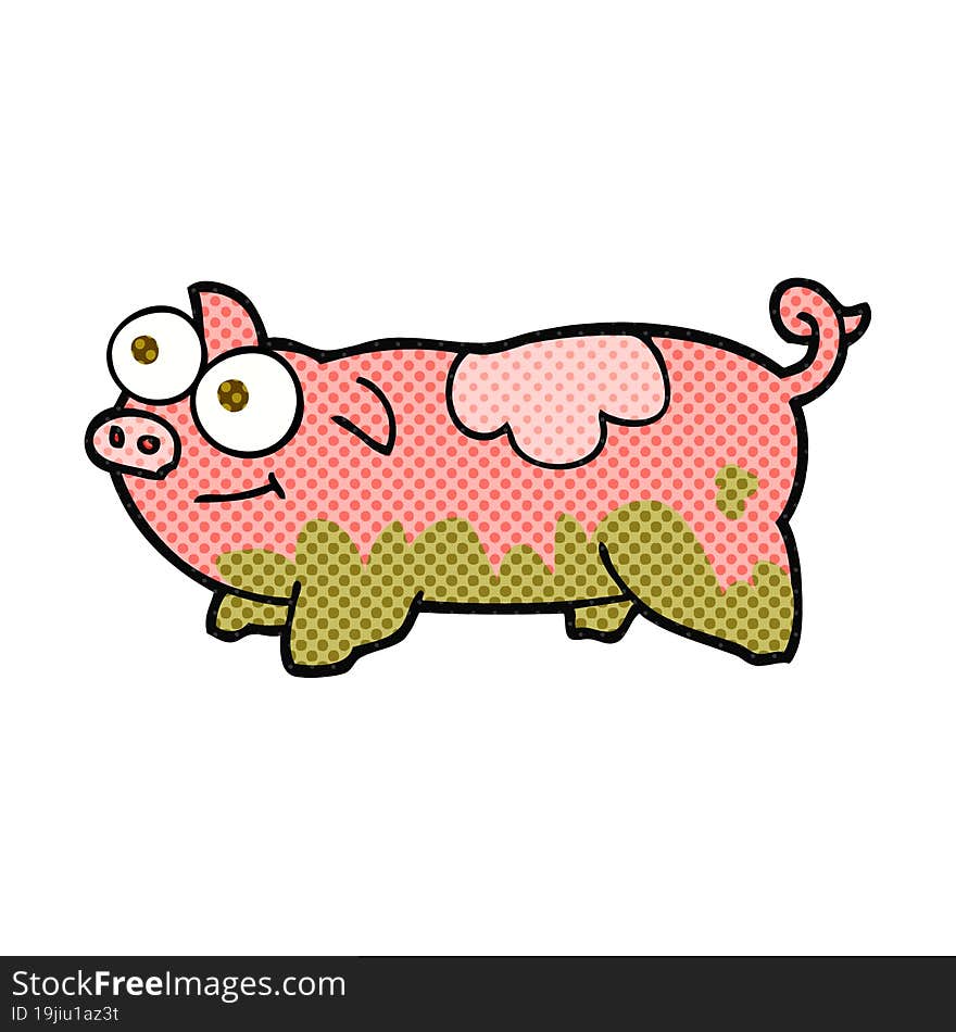 cartoon pig