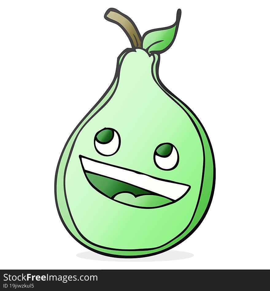 cartoon pear