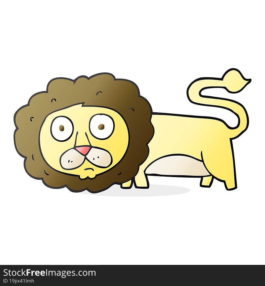 cartoon lion