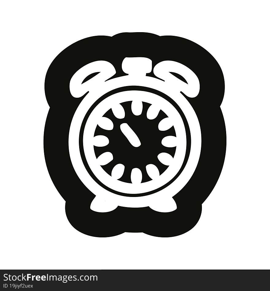 alarm clock icon symbol