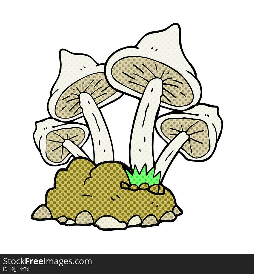 Cartoon Mushrooms