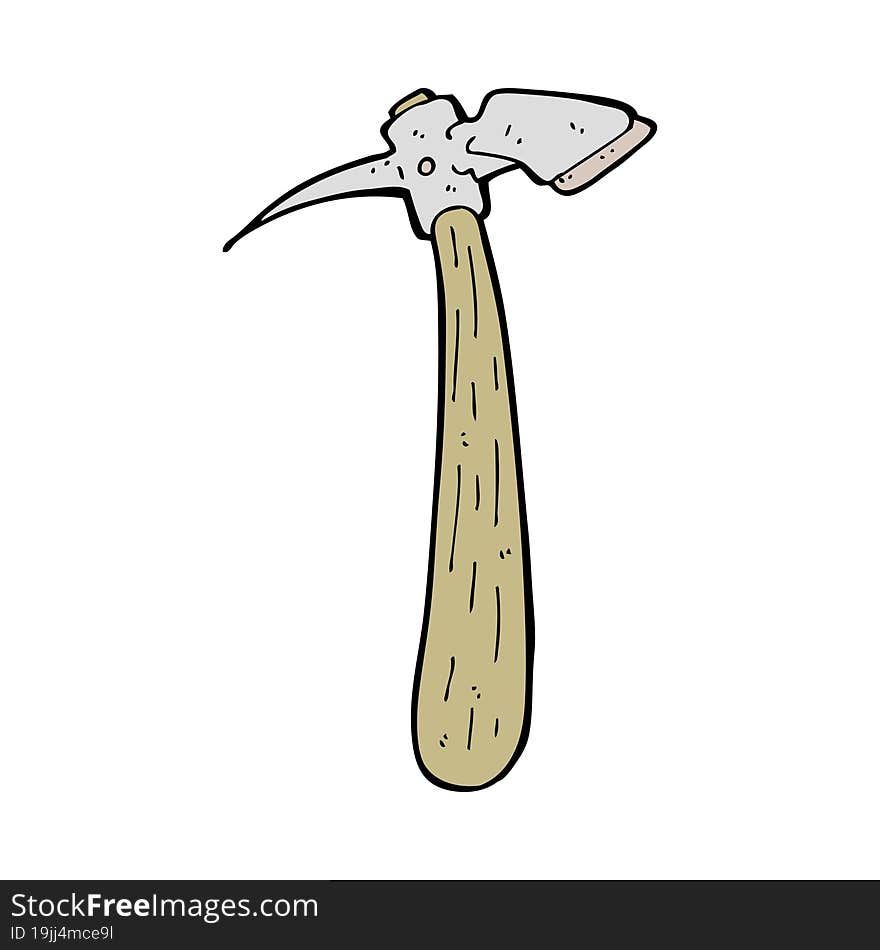 cartoon pick axe