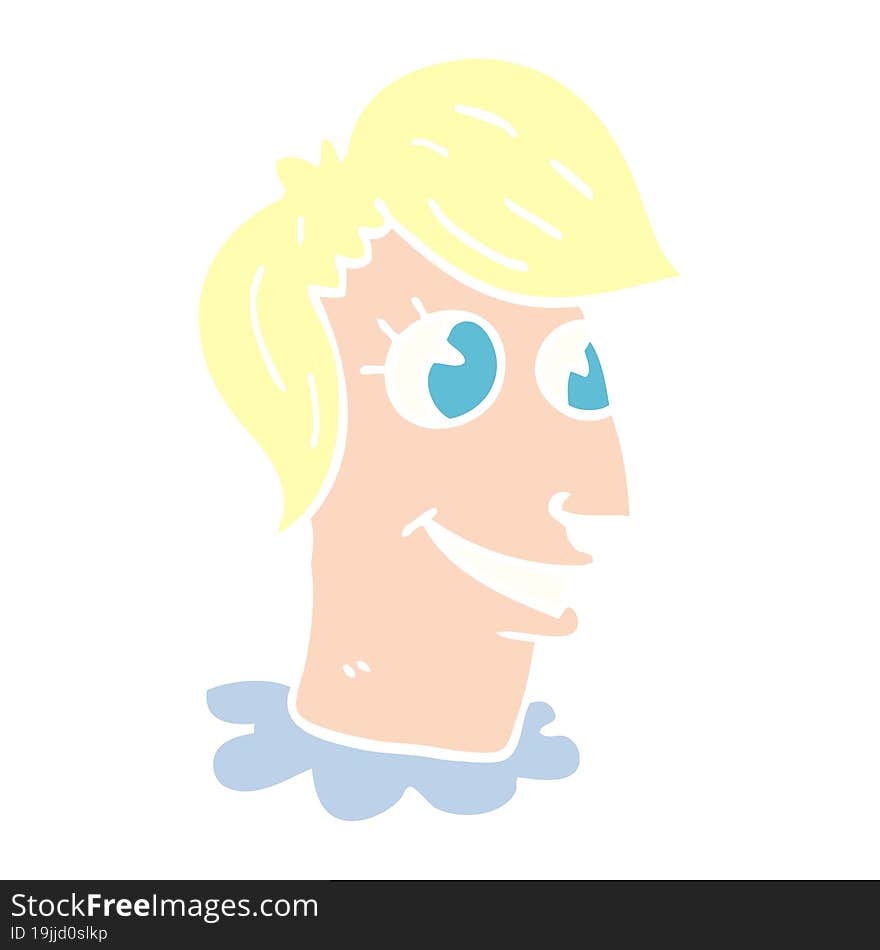 cartoon doodle human head