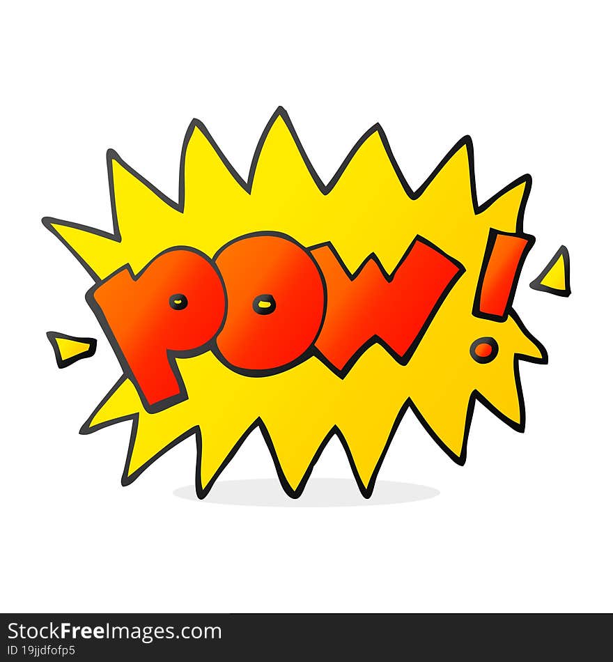 cartoon pow symbol