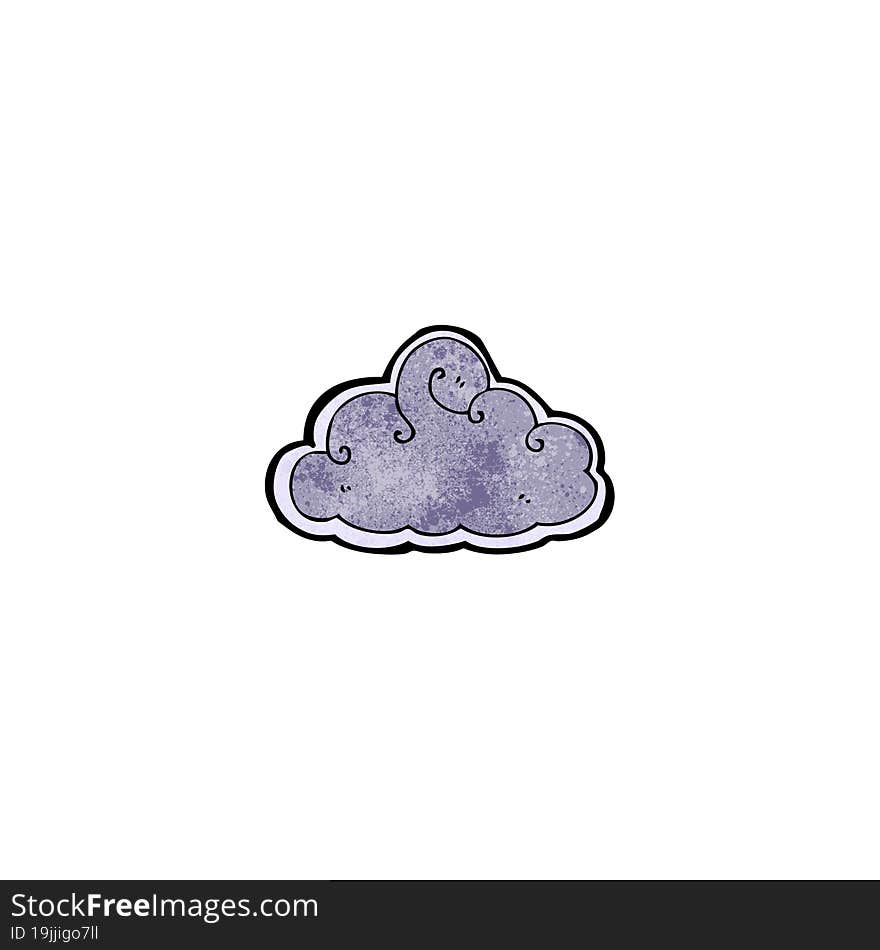 Thundercloud Cartoon Character