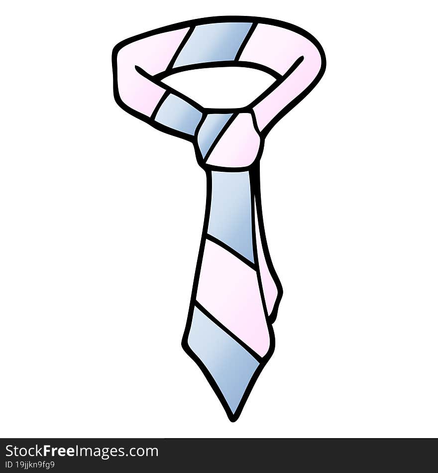 cartoon doodle of a tie