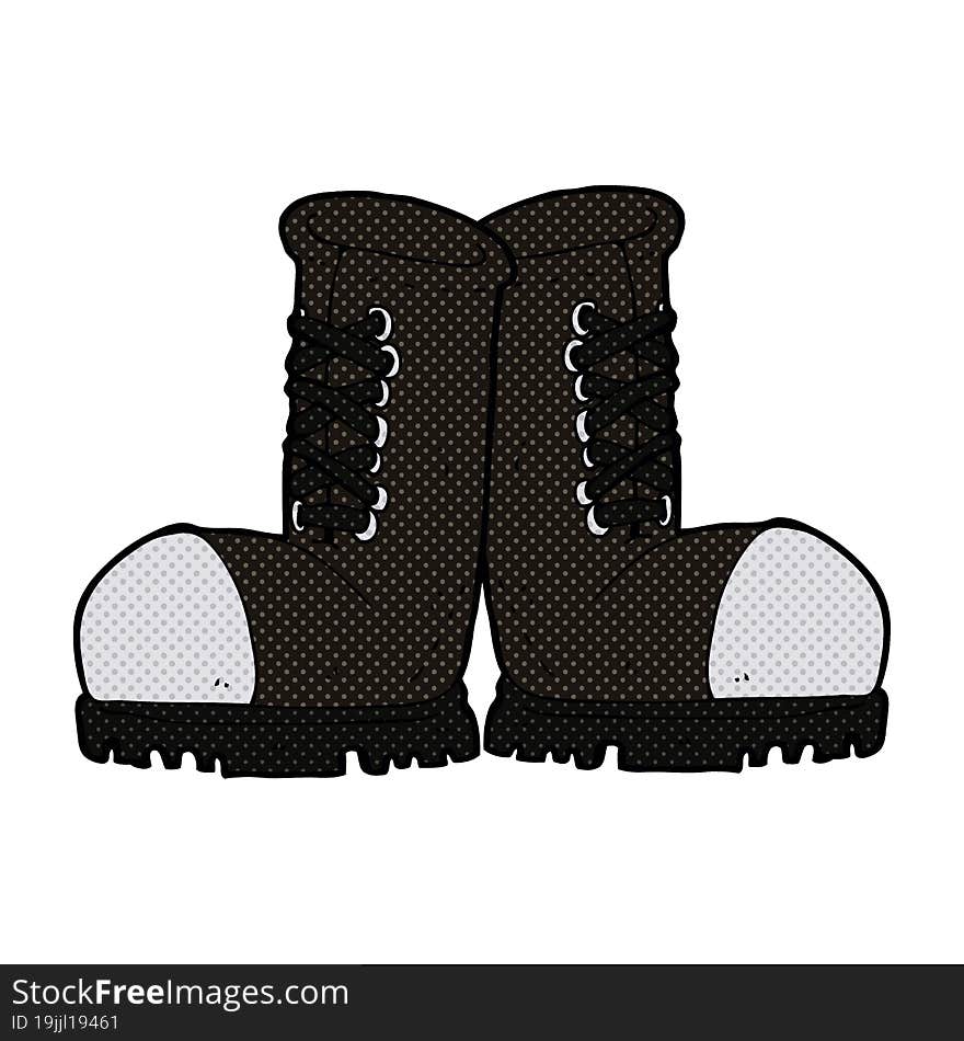 cartoon steel toe cap boots