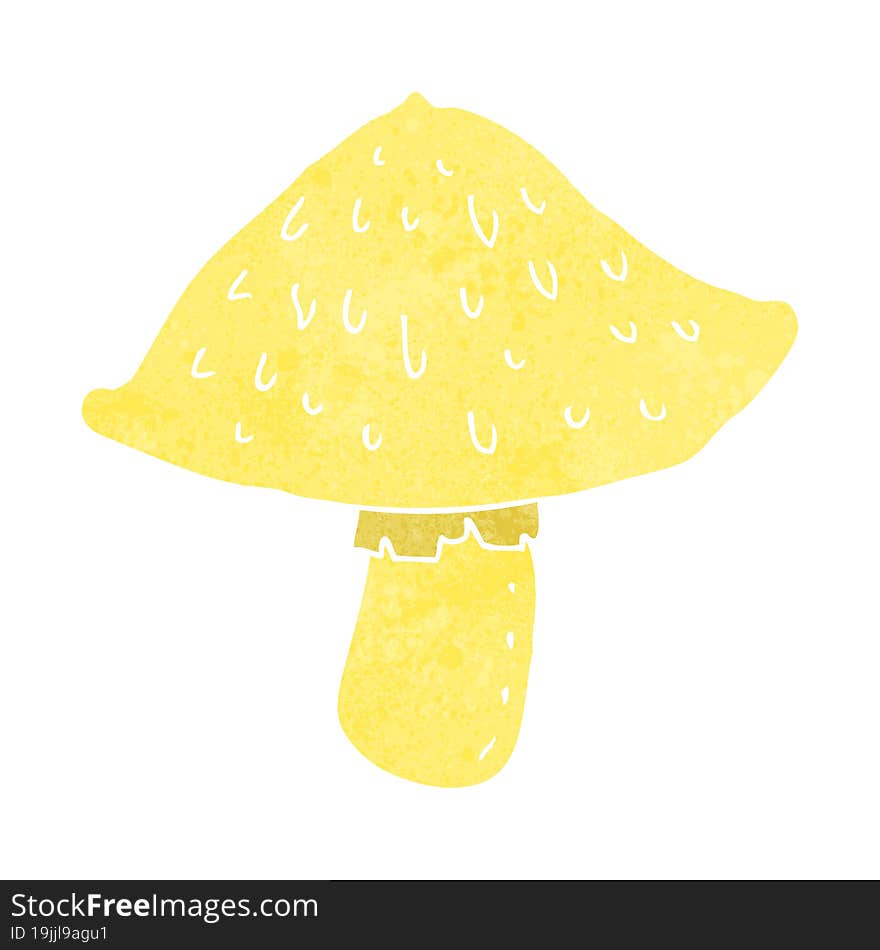 cartoon wild mushroom