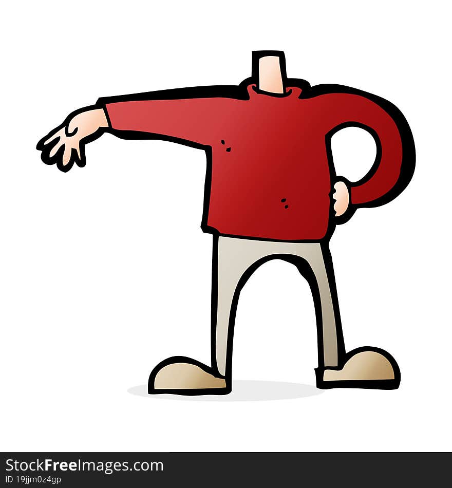 Cartoon Male Boy Making Gesture (mix And Match Cartoons Or Add Own Photos As Head