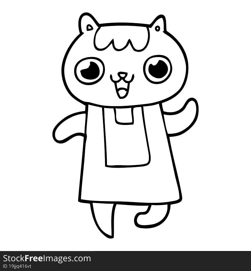 cartoon cat