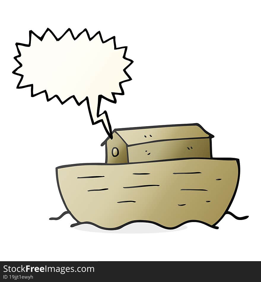 speech bubble cartoon noah s ark